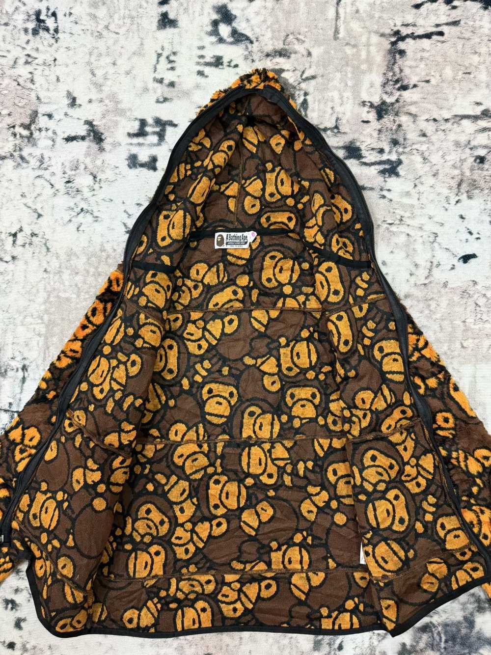 Bape Bape Baby Milo All Over Print Full Zipper Fl… - image 7