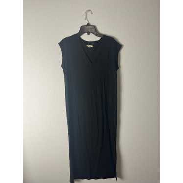 Madewell, Black Sleeveless Midi Knit Dress, Small - image 1