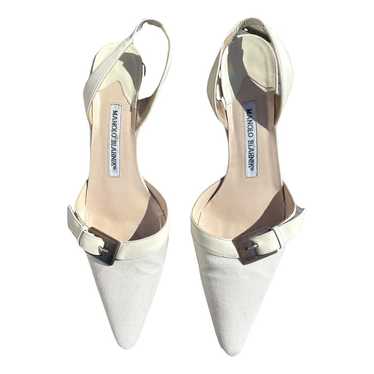 Manolo Blahnik Maysale cloth heels