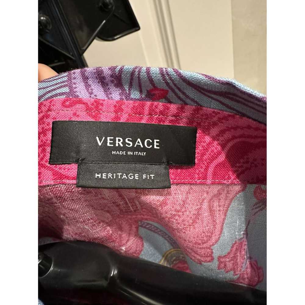 Versace Linen shirt - image 7