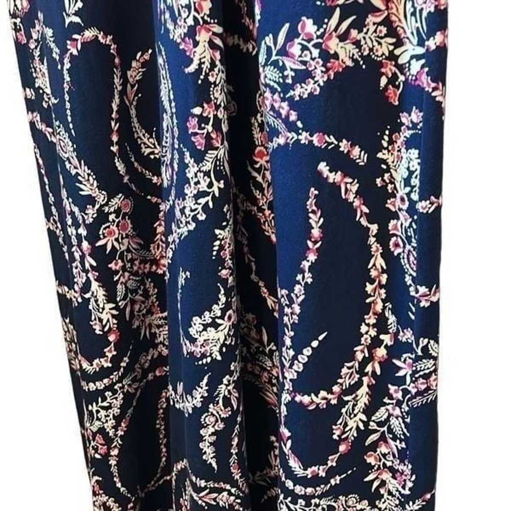 Talbots tie front floral maxi dress size Medium - image 2