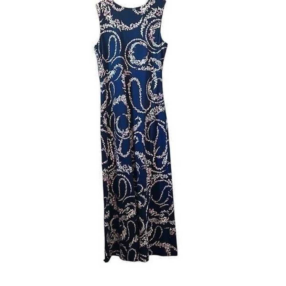 Talbots tie front floral maxi dress size Medium - image 5