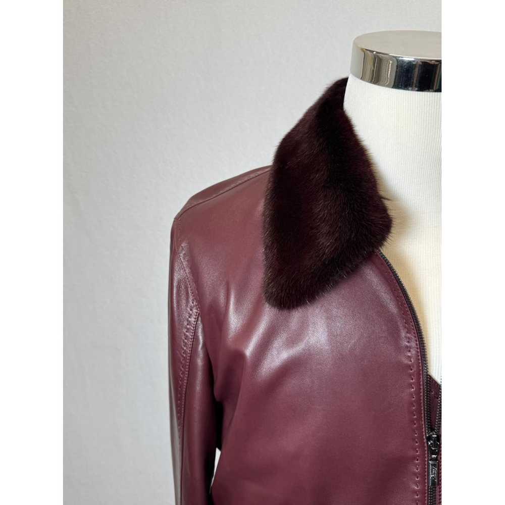 Brioni Leather jacket - image 2