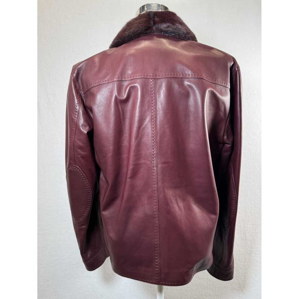 Brioni Leather jacket - image 5