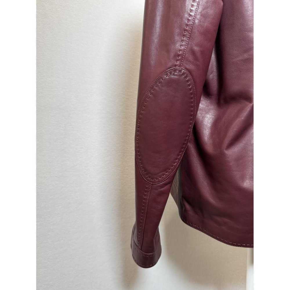 Brioni Leather jacket - image 6