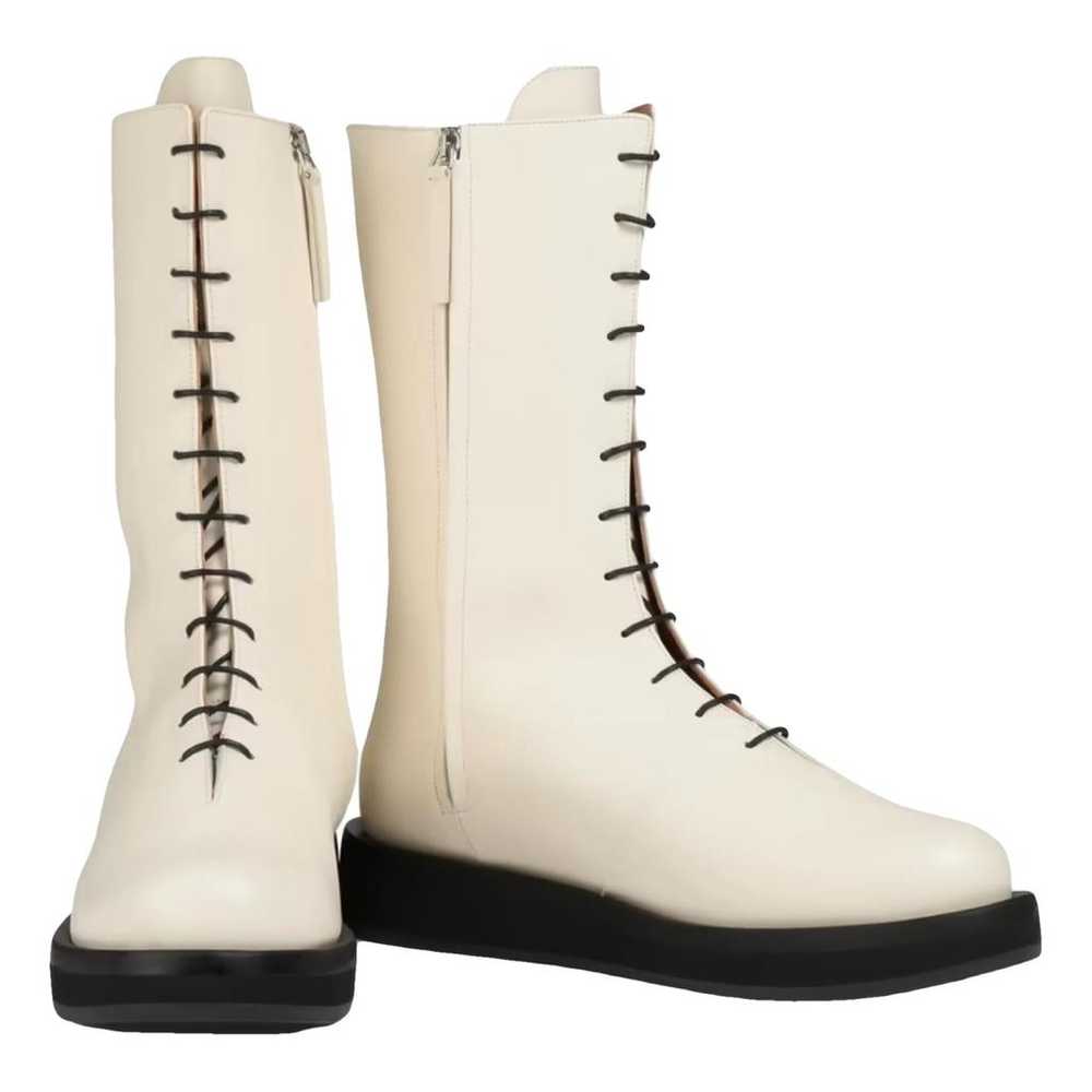 Neous Leather biker boots - image 1