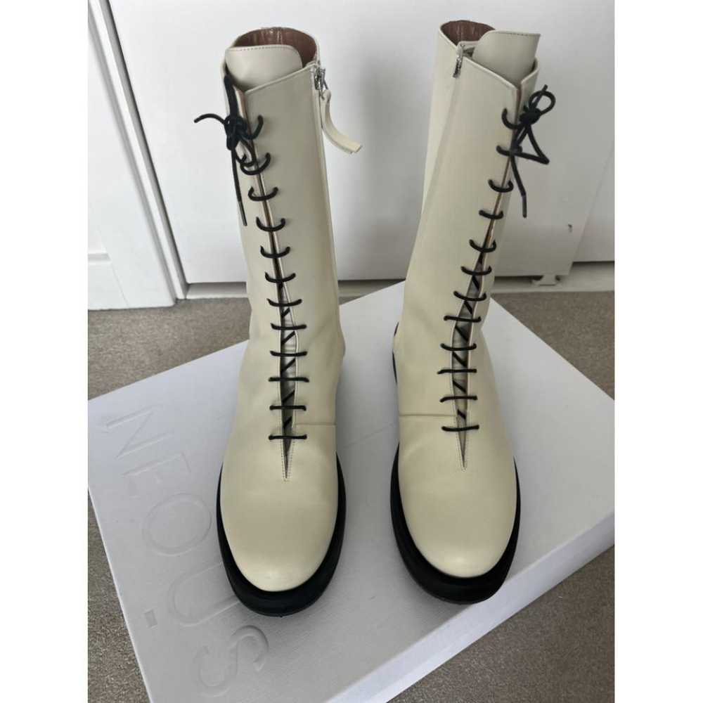 Neous Leather biker boots - image 6