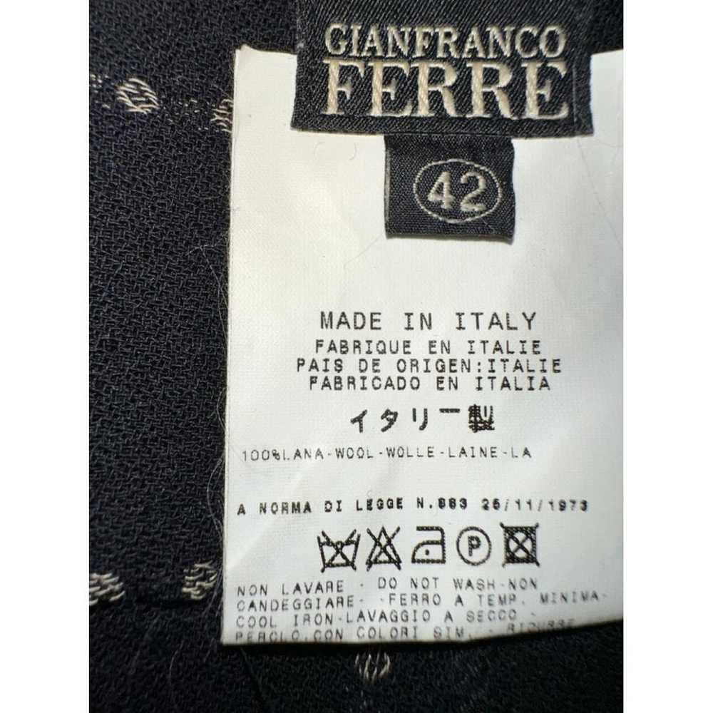 Gianfranco Ferré Wool mid-length skirt - image 4