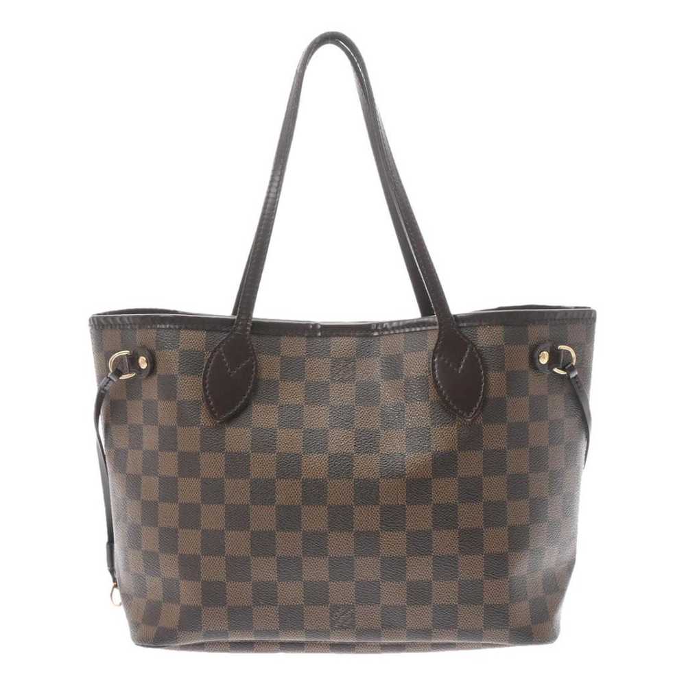 Louis Vuitton Neverfull leather handbag - image 1