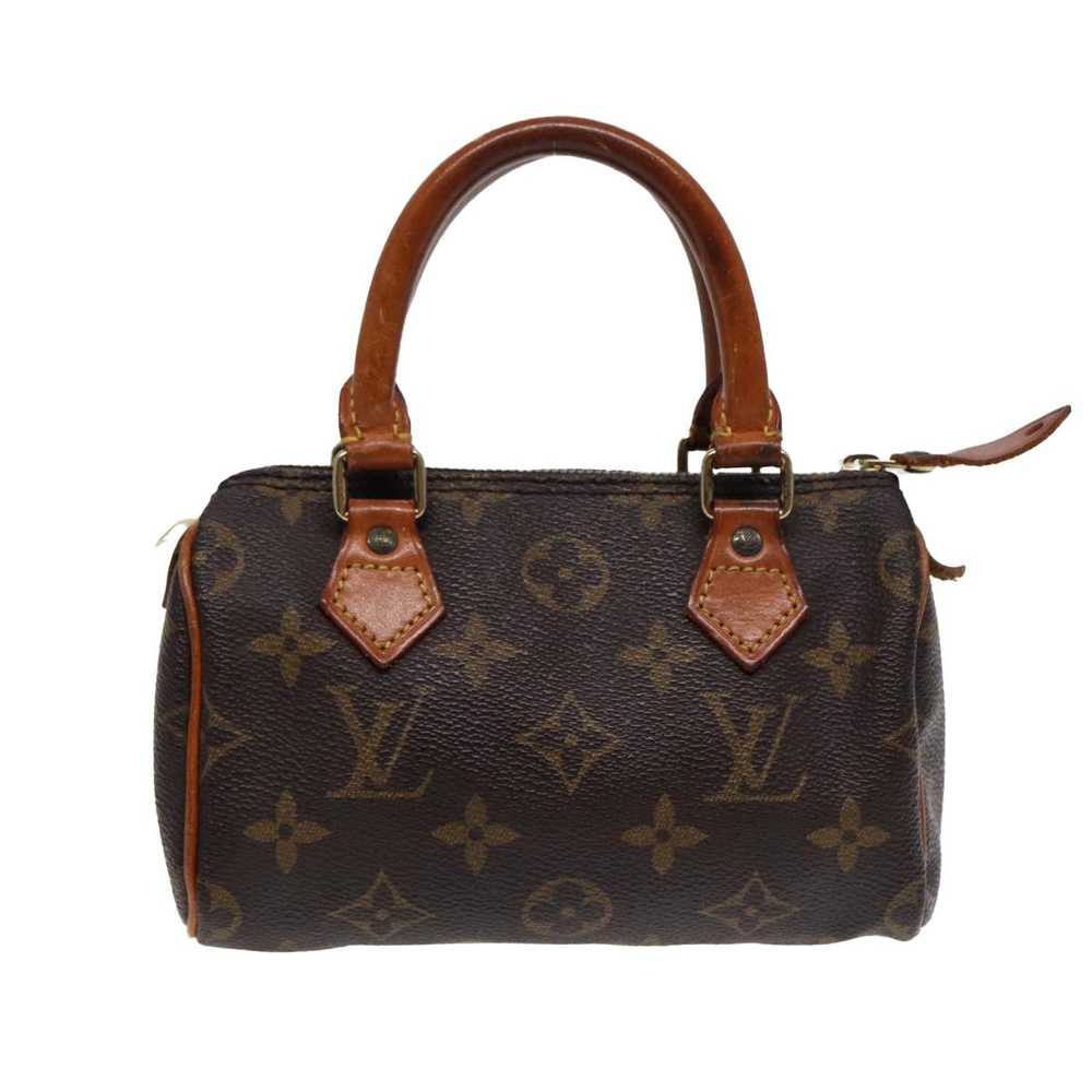 Louis Vuitton Mini Speedy Brown Canvas Handbag (P… - image 1