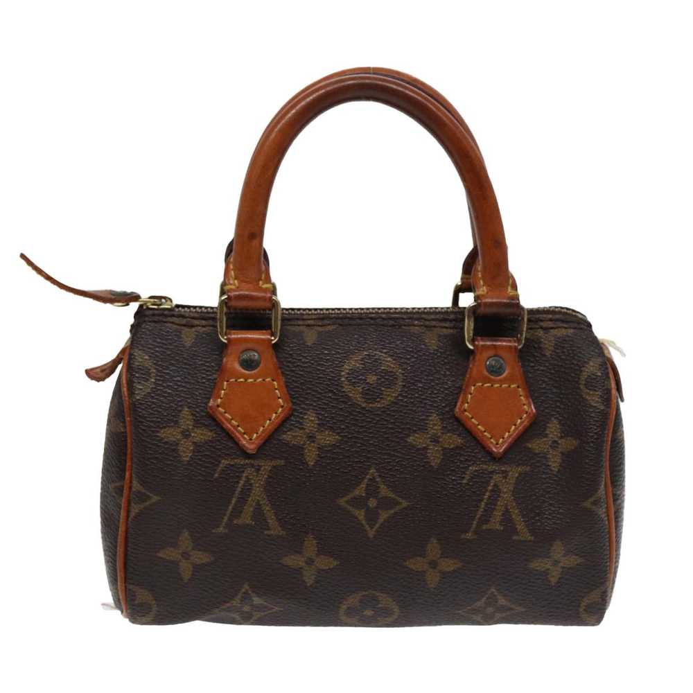 Louis Vuitton Mini Speedy Brown Canvas Handbag (P… - image 2