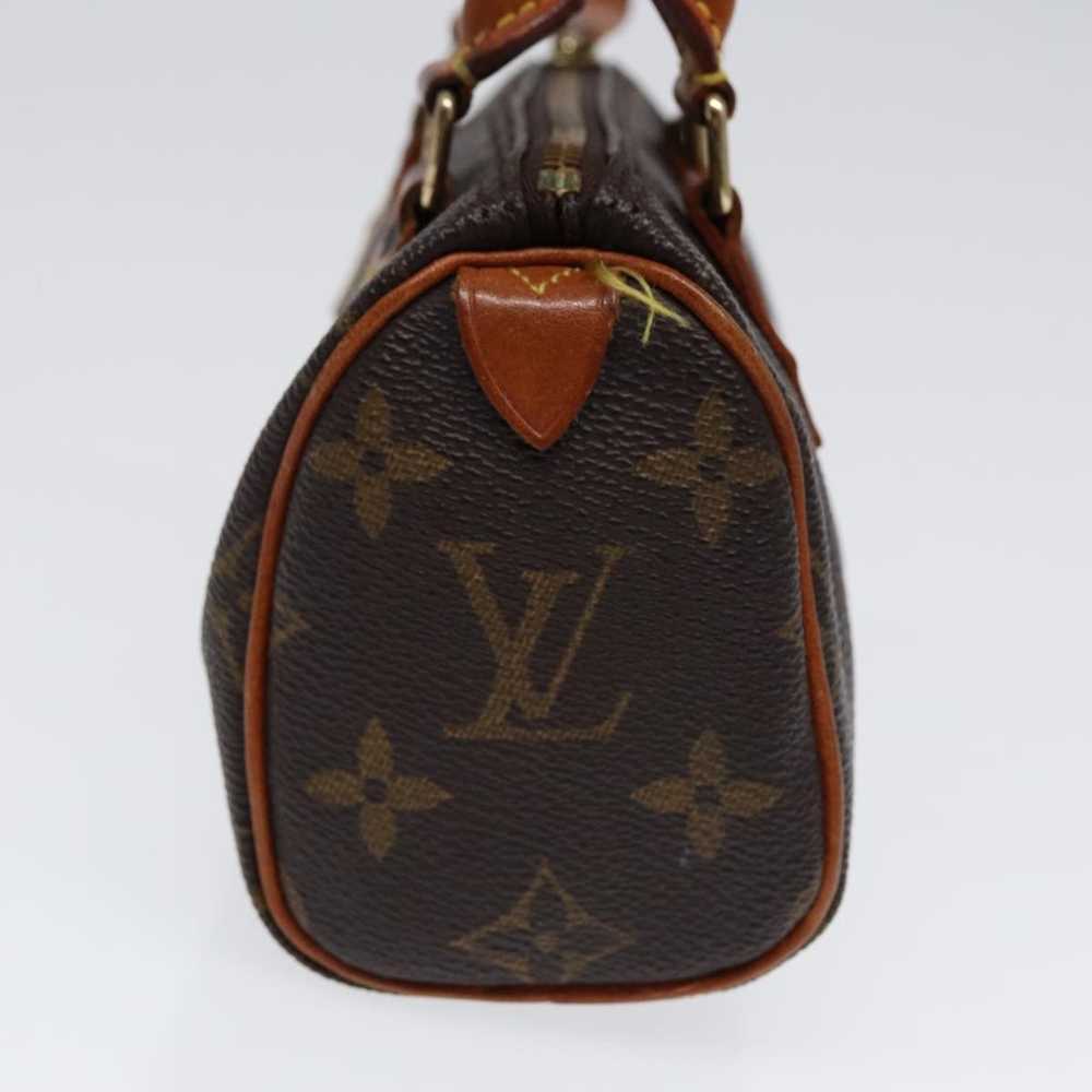 Louis Vuitton Mini Speedy Brown Canvas Handbag (P… - image 3