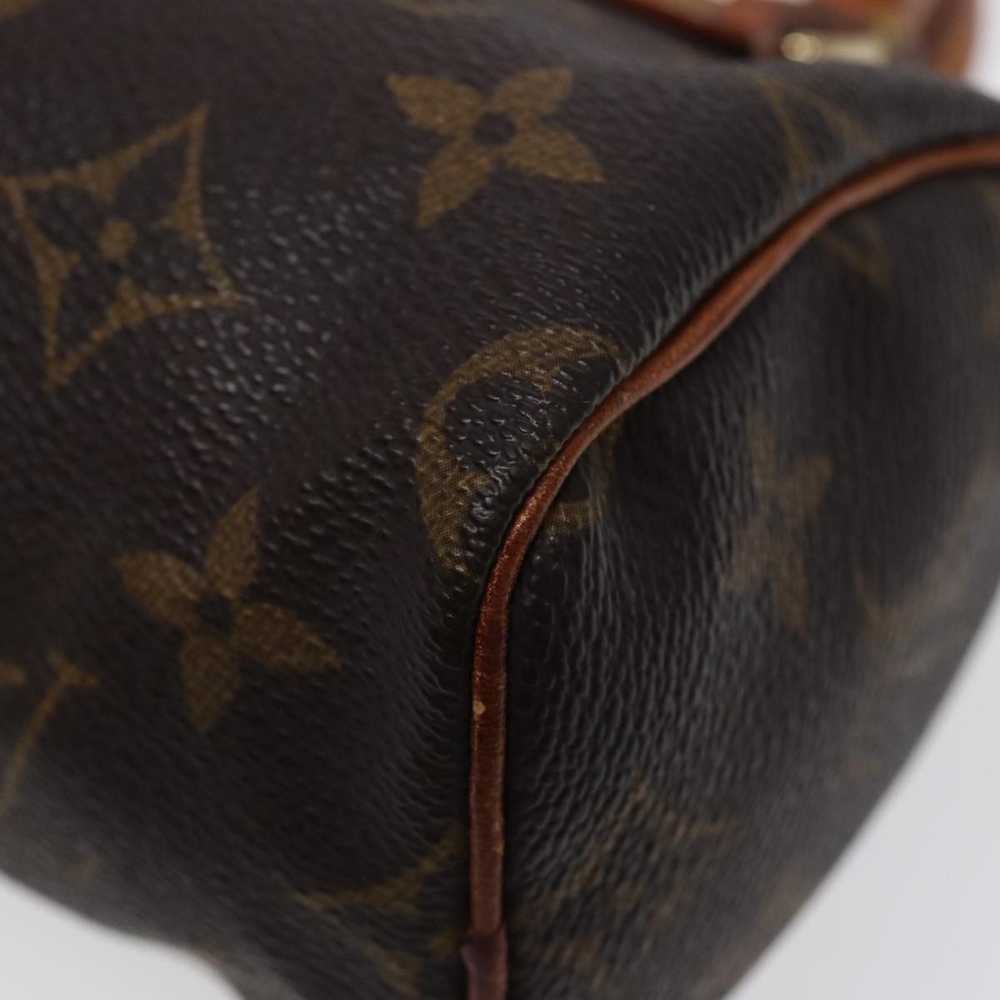 Louis Vuitton Mini Speedy Brown Canvas Handbag (P… - image 7