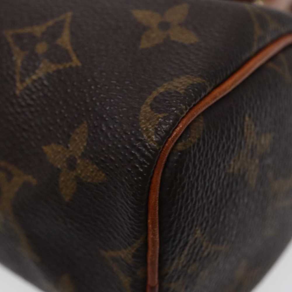 Louis Vuitton Mini Speedy Brown Canvas Handbag (P… - image 8