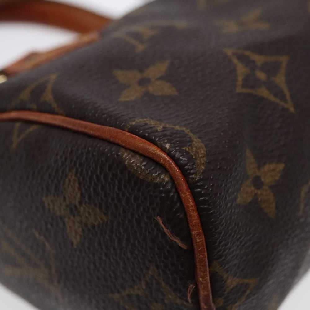 Louis Vuitton Mini Speedy Brown Canvas Handbag (P… - image 9