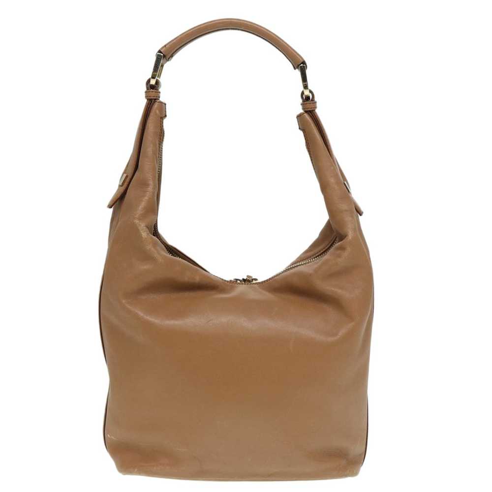 Gucci Hobo Brown Leather Shoulder Bag (Pre-Owned) - image 2