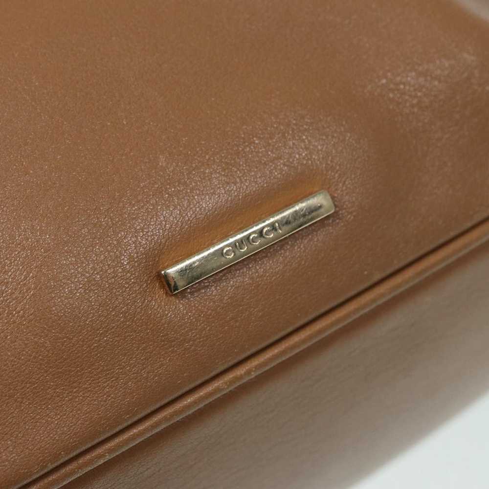 Gucci Hobo Brown Leather Shoulder Bag (Pre-Owned) - image 9