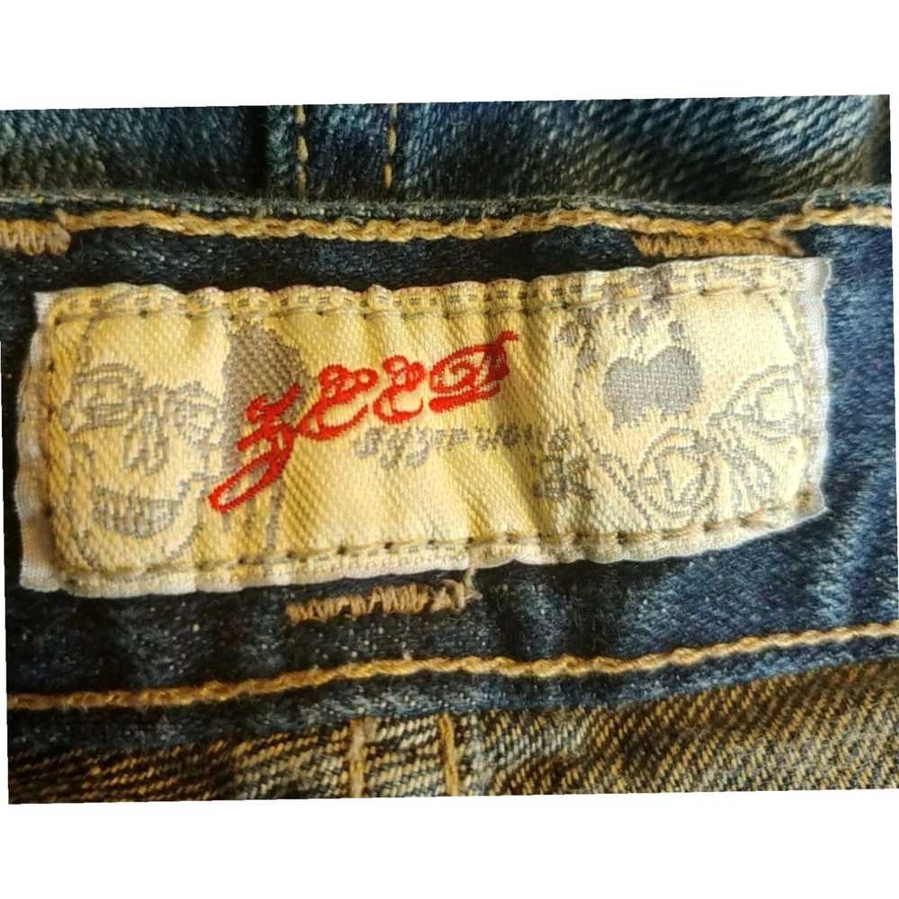 Jeep Mens 38x34 Denim Blue Cotton Jeans with Stud… - image 3