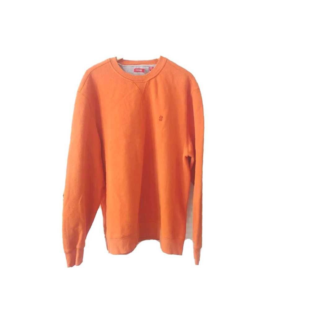 Izod Mens XXL TTG Orange Long Sleeve Pullover Swe… - image 1