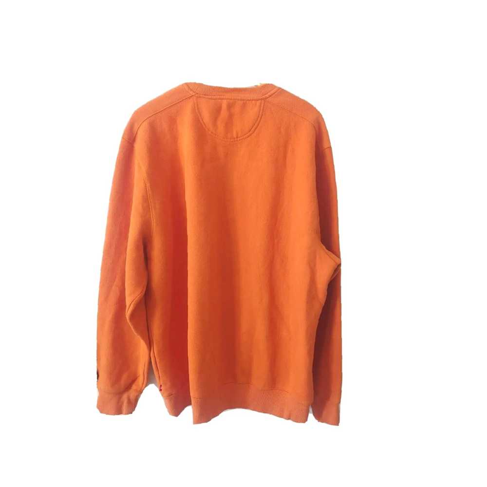 Izod Mens XXL TTG Orange Long Sleeve Pullover Swe… - image 2