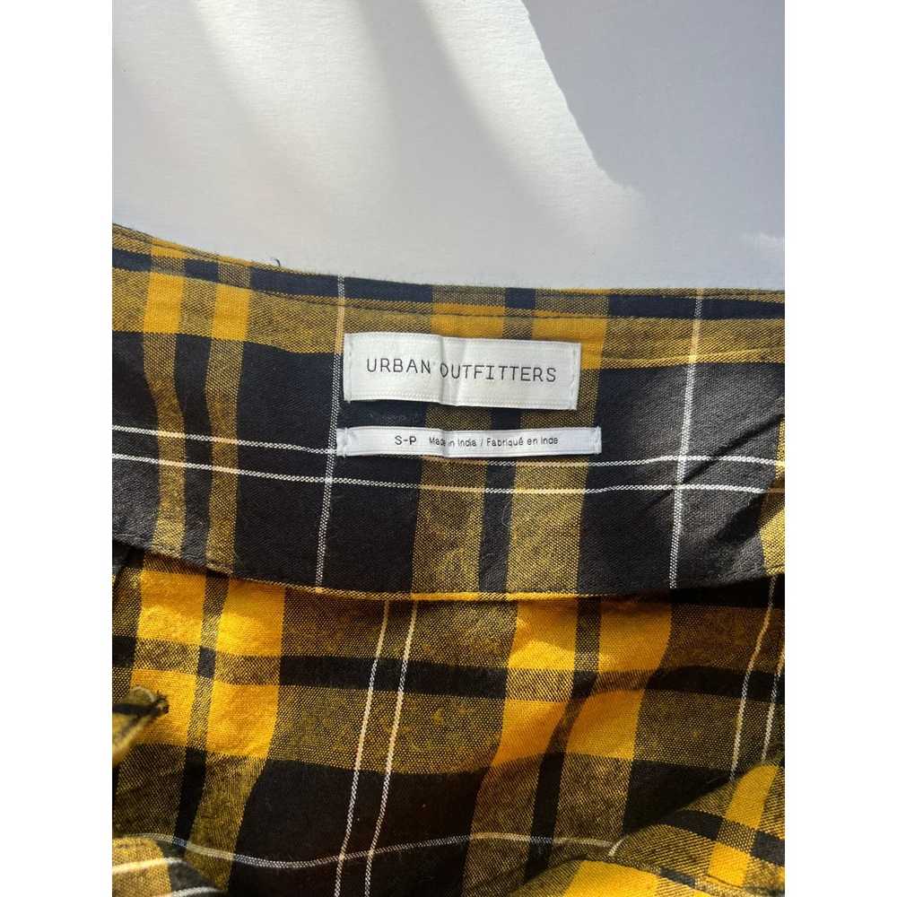 Urban Outfitters Black and Yellow Plaid Halter Bu… - image 6