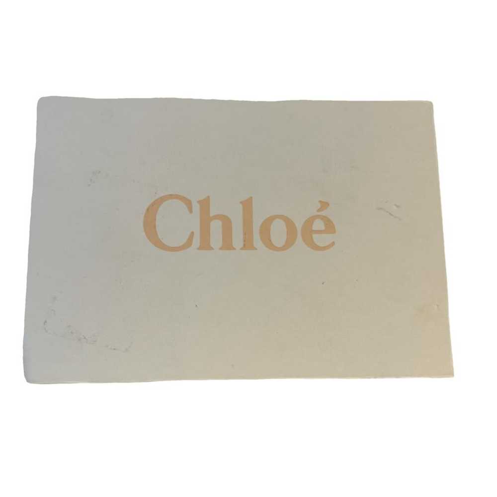 Chloé C leather clutch - image 1