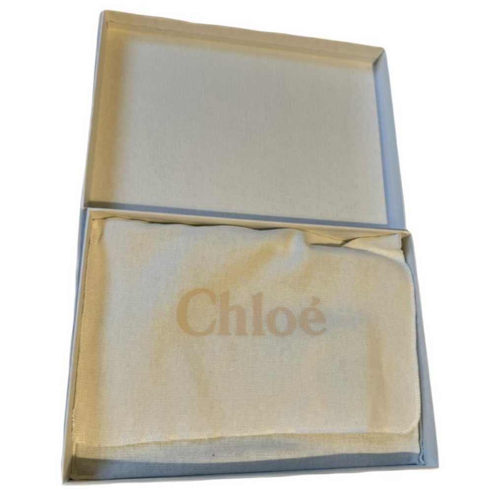 Chloé C leather clutch - image 2