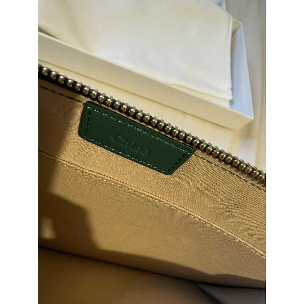 Chloé C leather clutch - image 6