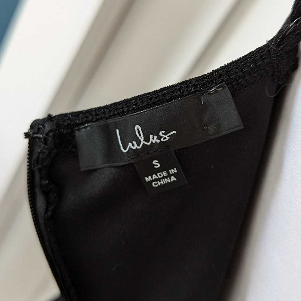 Lulu's Black Metallic Corset, Ruched Bodycon Part… - image 6