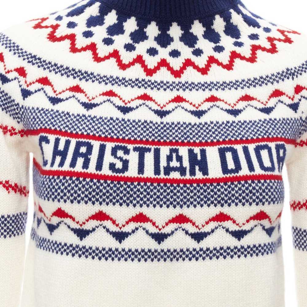 Dior CHRISTIAN DIOR Dioralps cream wool cashmere … - image 2