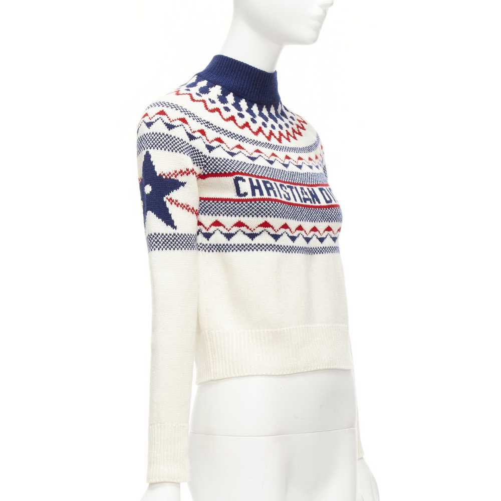 Dior CHRISTIAN DIOR Dioralps cream wool cashmere … - image 3