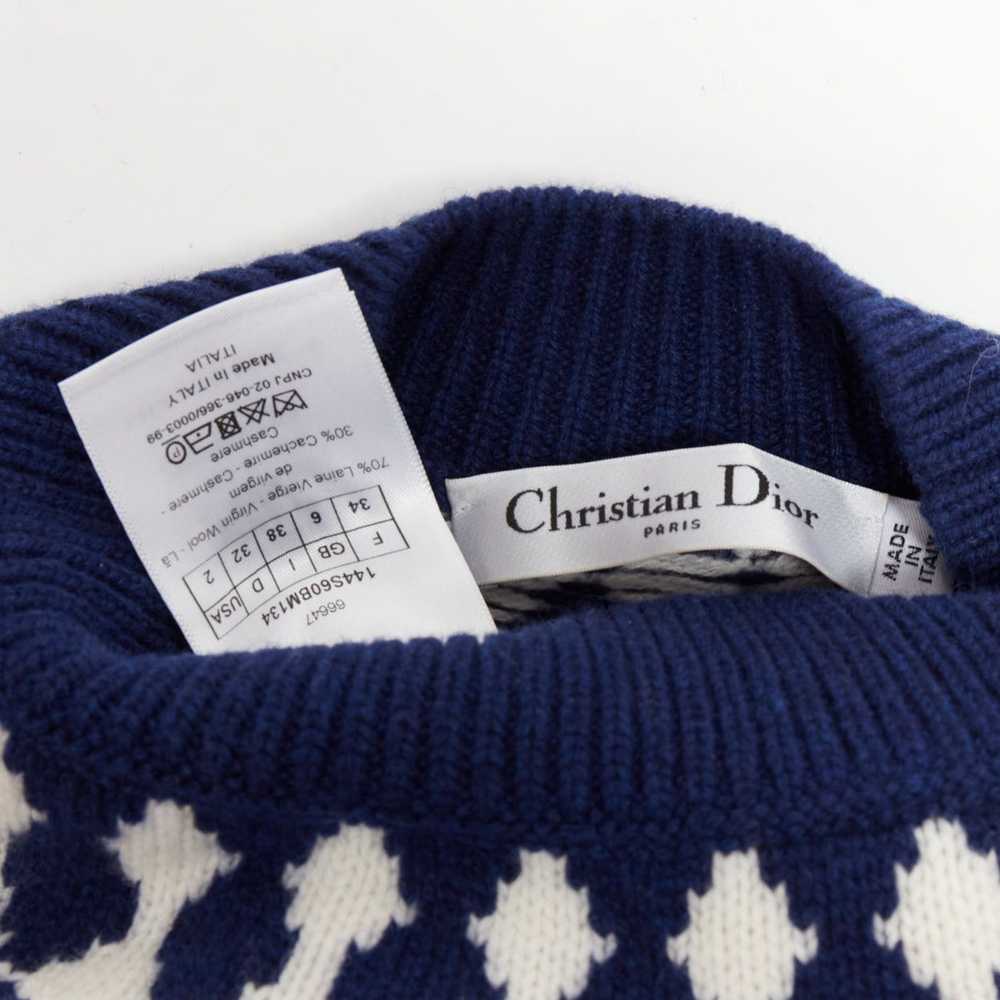 Dior CHRISTIAN DIOR Dioralps cream wool cashmere … - image 8