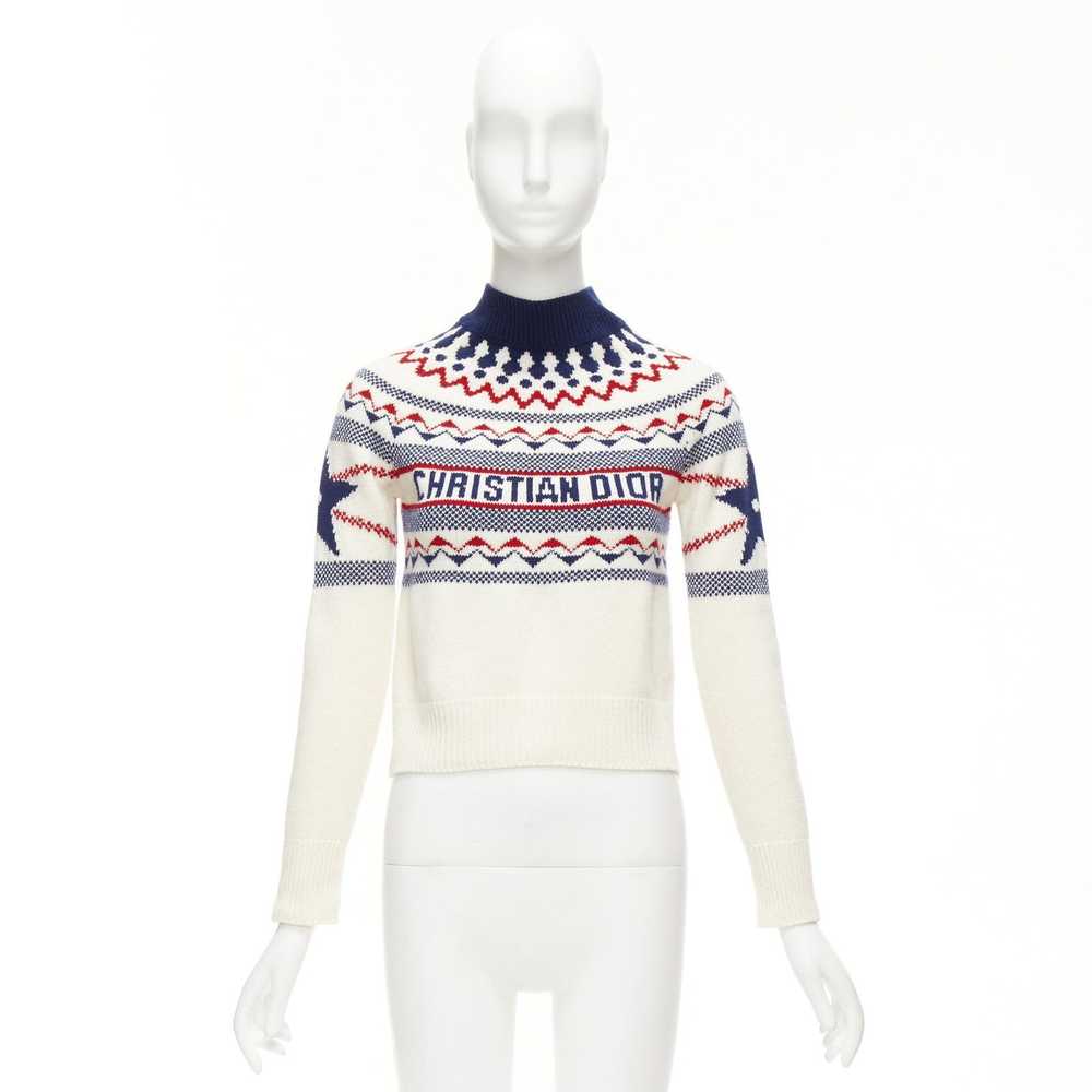 Dior CHRISTIAN DIOR Dioralps cream wool cashmere … - image 9