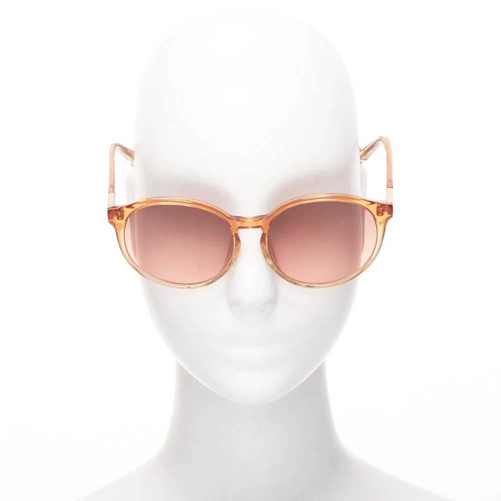 The Row THE ROW Linda Farrow brown ombre acetate … - image 1