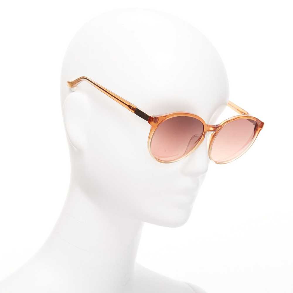 The Row THE ROW Linda Farrow brown ombre acetate … - image 3