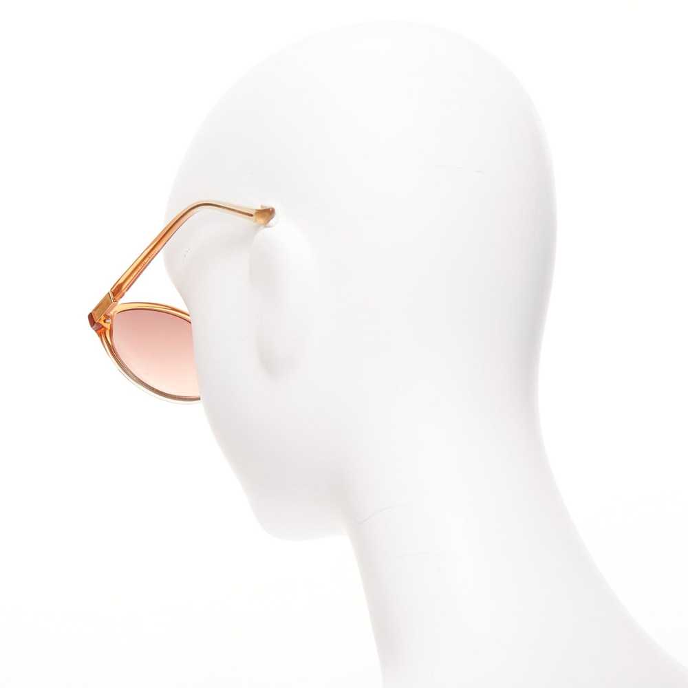 The Row THE ROW Linda Farrow brown ombre acetate … - image 5