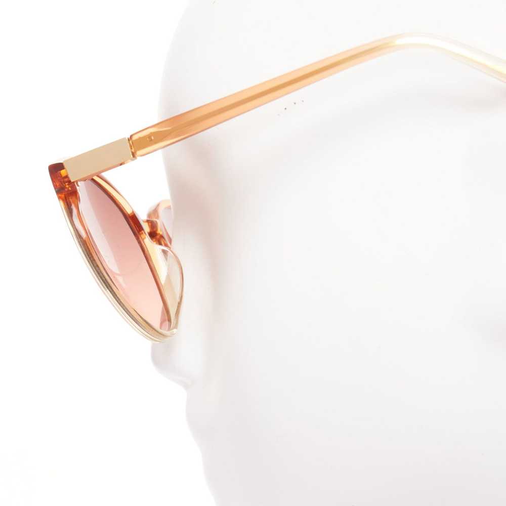 The Row THE ROW Linda Farrow brown ombre acetate … - image 6