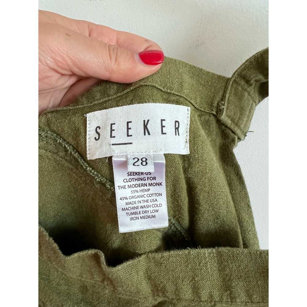 Seeker Seeker khaki overalls size 28 S - image 6