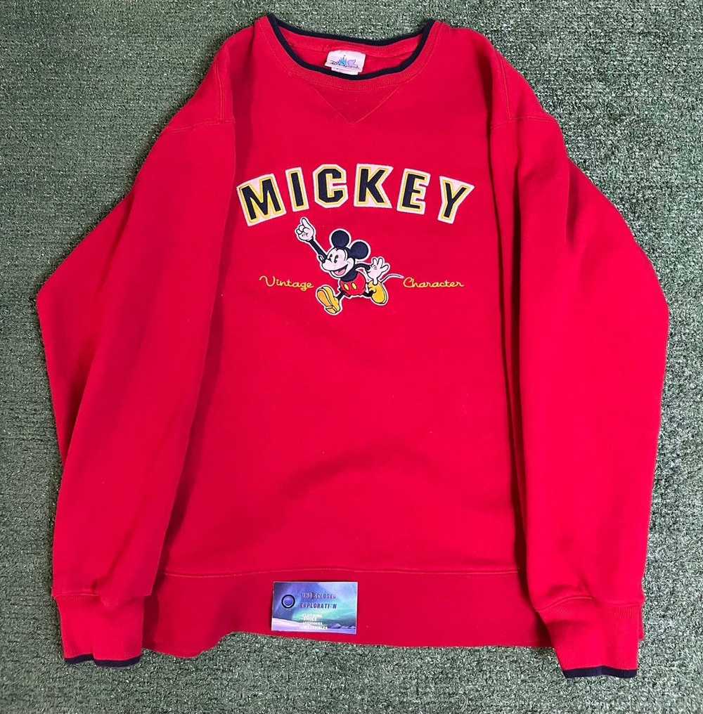 Disney × Vintage Vintage Disney Mickey Mouse crew… - image 1