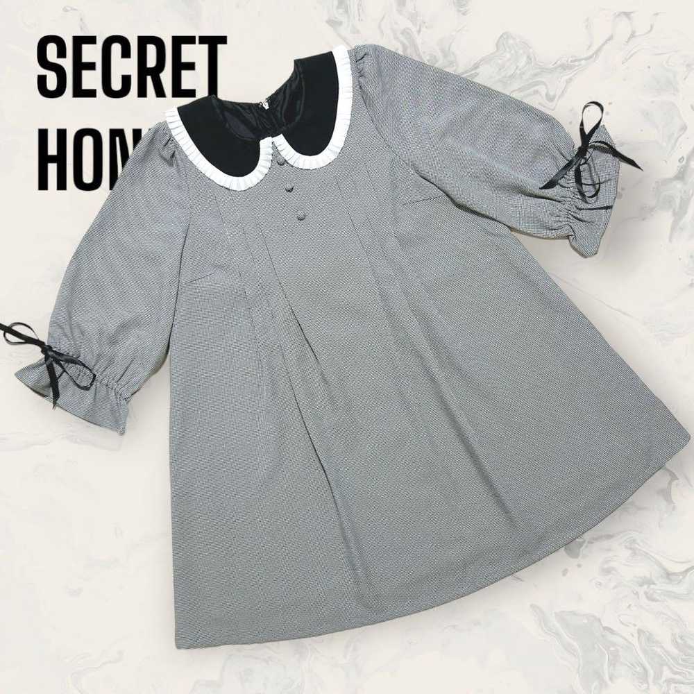 【Unused】SECRET HONEY Gingham Check A-line Dress - image 3