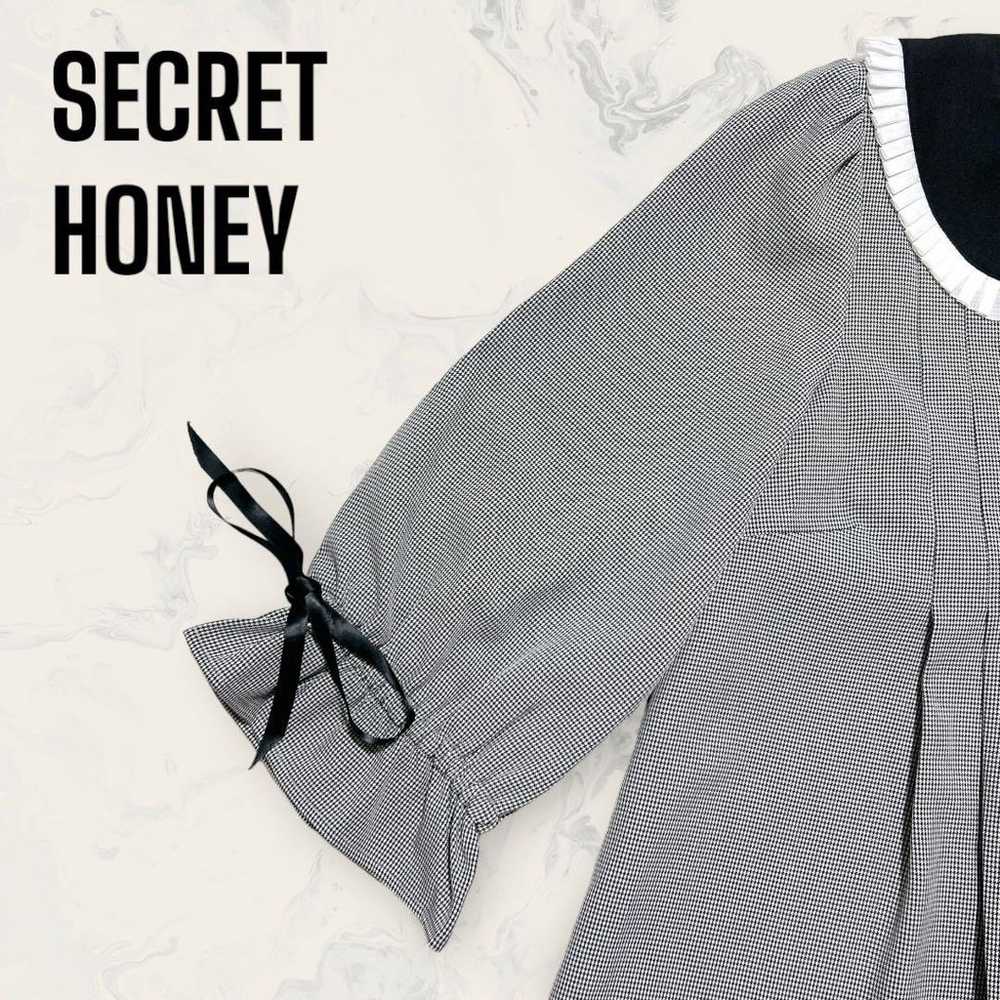 【Unused】SECRET HONEY Gingham Check A-line Dress - image 5