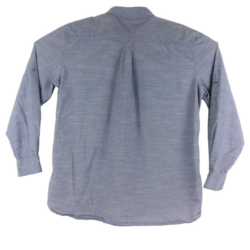 Pd&C PD&C Cotton Gray Long Sleeve Button Shirt Me… - image 3