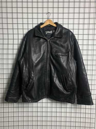 Leather Jacket × Schott Schott vintage 90s leather