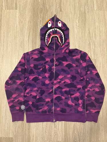 Bape Color Camo Shark Full Zip Hoodie