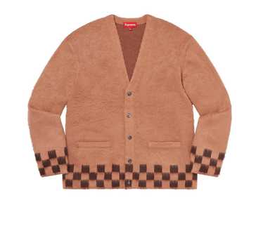 Supreme Brushed Checkerboard Cardigan - image 1