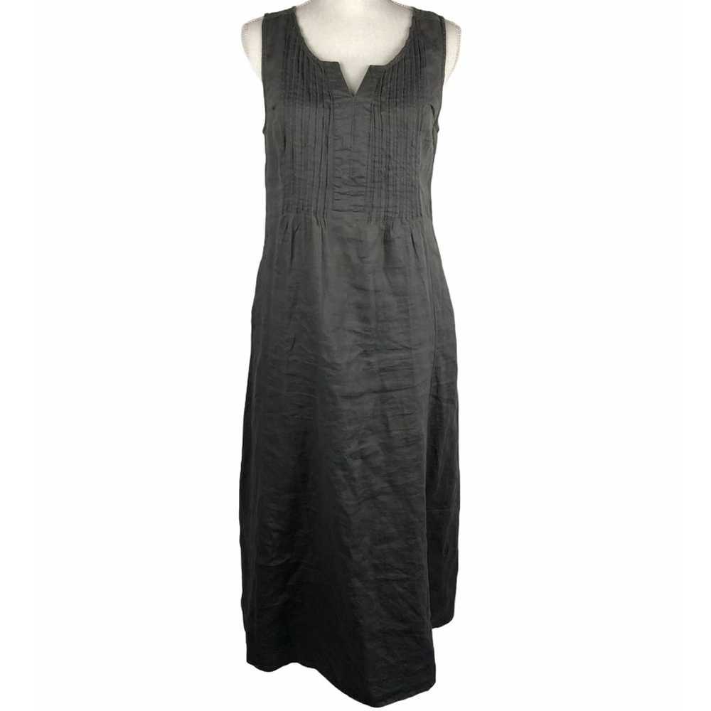 Malvin Hamburg Germany Gray Linen Dress - image 2