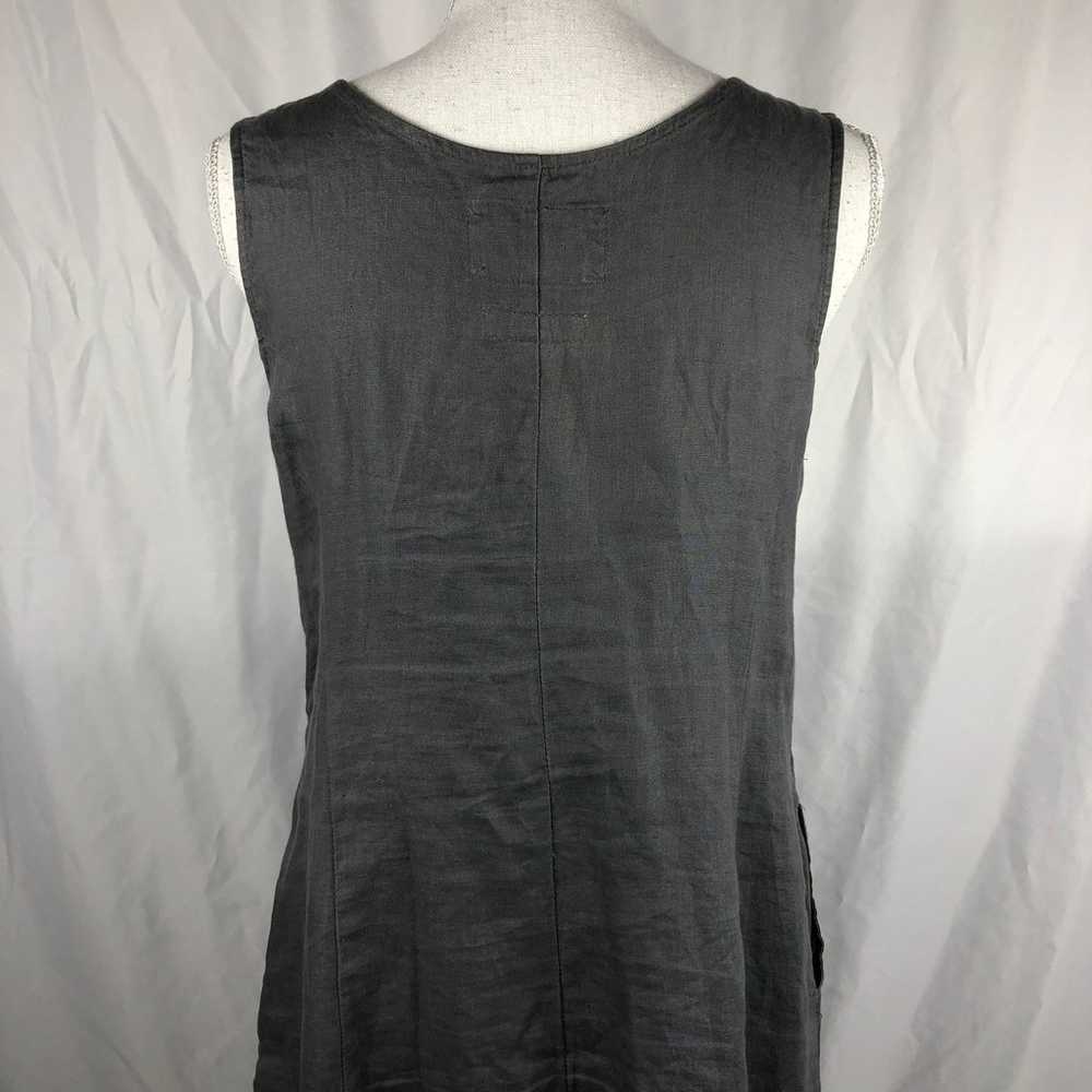 Malvin Hamburg Germany Gray Linen Dress - image 5