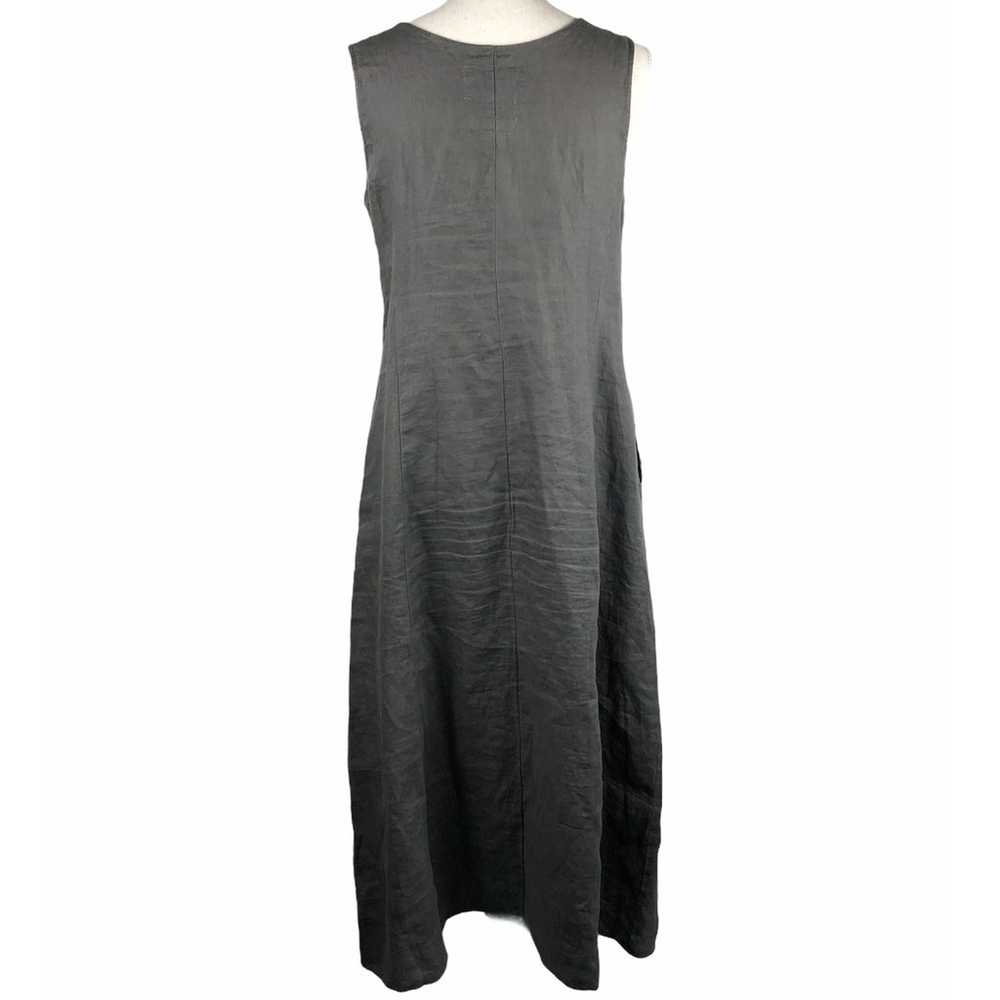 Malvin Hamburg Germany Gray Linen Dress - image 6