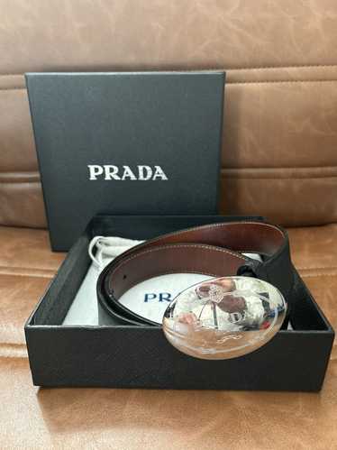 Prada Prada Saffiano Leather Belt