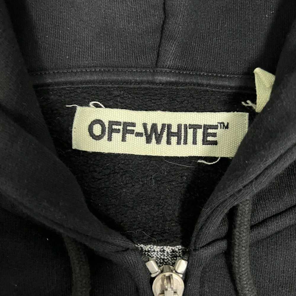 Off-White OFF-WHITE ROSE EMBROIDERY ZIP-UP HOODIE - image 2